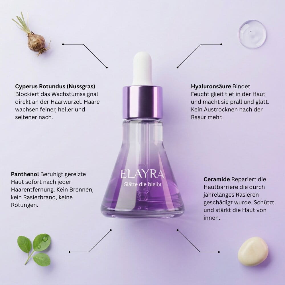 Cyperus Rotundus Anti-Haarwuchs Serum